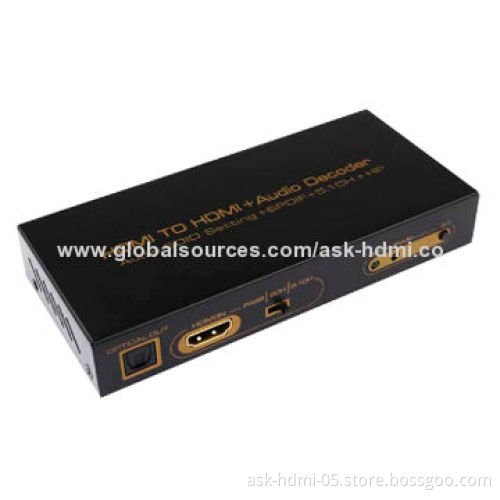 HDMI 5.1 Audio Decoder, 5V DC/1A Power Adapter